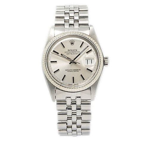 Rolex Datejust 36 Vintage DateJust 1601 quadrante argento